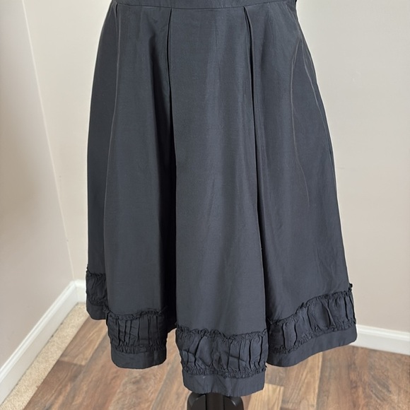 BHLDN x Quillaree Gens Du Monde Dress 100% Silk Black Size 4 - Picture 5 of 16